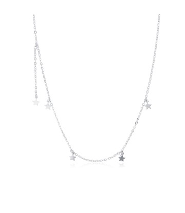 Stars Silver Necklace SPE-5595